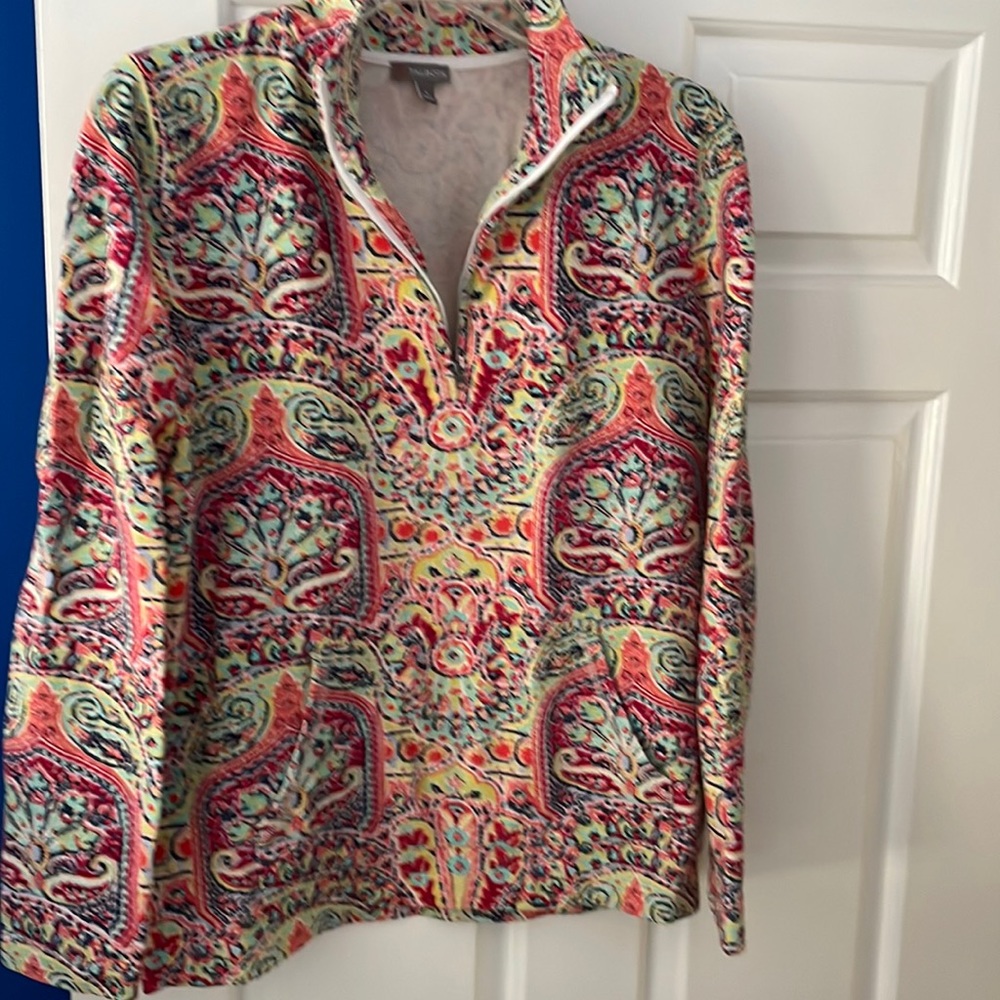 Talbots quarter zip